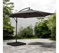Royalcraft 3m Standard Cantilever Parasol - Grey, Grey