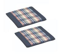 Blue Garden Seat Cushion Pad - Pack of 2 Royalcraft Blue One Size