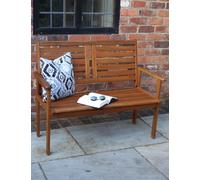 Royalcraft Napoli 2 Seater Garden Bench Natural