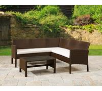 Royalcraft Nevada Corner Sofa Set - H81 X W45 X L38 Cm - Brown