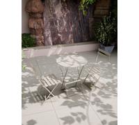 Royalcraft Padstow Folding 2 Seater Bistro Set Cream