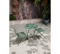 Royalcraft Padstow Folding 2 Seater Bistro Set Green