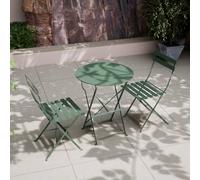 Royalcraft Padstow Folding Bistro Set Moss in Green Royalcraft Green