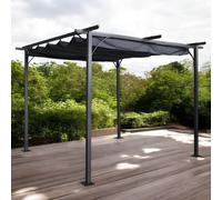 Prague Pergola 3.5X3.5M Grey Gazebo