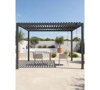 Royalcraft Pure '3M x 3M' Pergola Black/Grey