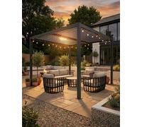 Royalcraft Pure Pergola 4M x 3M Black/Grey