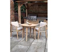 Royalcraft Roma 2 Seat Bistro Set Natural