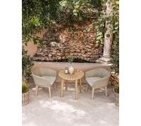Royalcraft Roma Bistro Table and Eden Dawn Chairs Beige