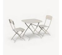 Royalcraft Venice Deluxe 2 Seater Bistro Set Champagne - Cream - Wilko