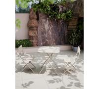 Royalcraft Venice Bistro Garden Table & Chairs - Cream, Cream,Olive