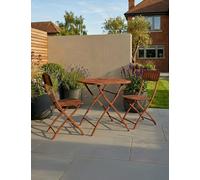 Royalcraft Venice Square Bistro Set 70cm x 70xm Orange