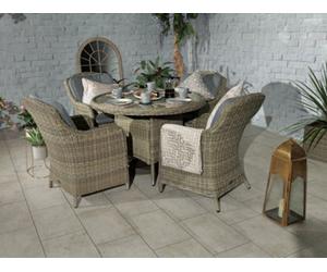 Royalcraft Wentworth 4 Seater Round Imperial Dining Set