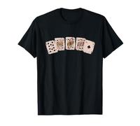 Royale Flush Casino Poker Cards Chips T-Shirt
