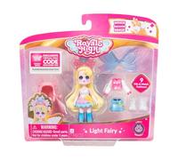 Royale High 3 Inch Light Fairy Fashion Doll - 1 Figure with 9 Fashion Accessories - Virtual Item Code Included - Series 1 - Ages 5+