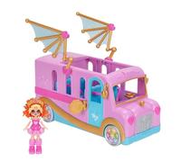 Royale High Bus & Glam Closet - 1 Exclusive Doll, On-the-Go Glam Closet, Moveable Wings, Working Wheels and Room for 4 Friends - Virtual Item Code Included - Ages 5+