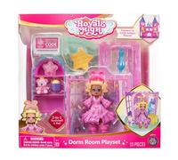 Royale High Dorm Room Playset - 1 Doll, 5 Accessories - Fits Inside Castle Playset - Virtual Item Code Included - Ages 5+