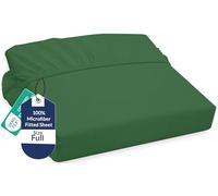 Royale Linens Fitted Sheet King - Ultra Soft 1800 Brushed Microfiber - Hotel Luxury Bottom Sheets - Wrinkle Free & Fade Resistant - Deep Pocket Fitted Sheet Only (King, Hunter Green)