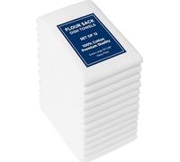 Royale Linens Flour Sack Dish Towels - 33" X 38" Kitchen Towel - Super Absorbent White Flour Sack -100% Ring Spun Cotton -Tea Towels - for Embroidery, Cloth Diapers, Cheese Strainers (12 Pack, White)