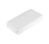 Royale Linens® White Flat Sheets 100% Egyptian Cotton Bed Sheet 800 Thread Count Super Soft Hotel Quality - Breathable and Fade Resistant (Double Flat Sheet)