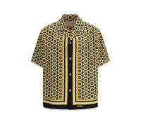 Royales Bowling Shirt with Cuban Collar - male - Valentino - Short Sleeve Shirts - Multicolor - M - Shirts M