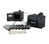 RoyalFire Pandora Portable Firebox Tent Stove in Charcoal in Black RoyalFire Black