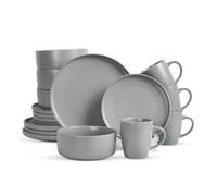 Royalford 16 Piece Stoneware Dinnerware Set - Kitchen Dinner Set