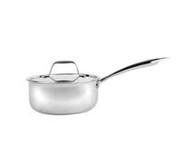 Royalford 18 Cm Stainless Steel Saucepan With Lid Milk Pan Tri-Ply Induction Safe