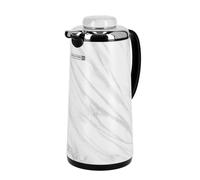 Royalford 1900ML/64OZ Marble Vacuum Flask Insulated Double Walled Cafetiere Jug in White Royalford White