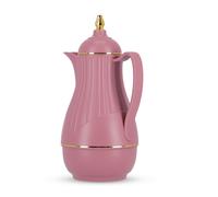 (Maroon) Royalford Glass Insulated Vacuum Thermal Flask Jug