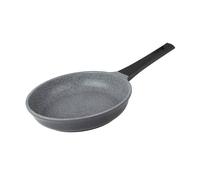 Royalford 24Cm Frying Pan With Durable Marble Coating, Die-Cast Aluminium Skillet In Grey Grey