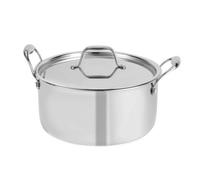 Royalford 24Cm Triply Stainless Steel Cookware Casserole Dish With Lid
