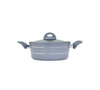 Royalford Casserole Dish With Glass Lid, 26Cm - Induction Saucepan With Non-Stick Granite Coating