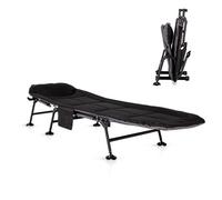Royalford Folding Camping Bed For Adults & Children, Heavy Duty Sturdy Bed Integrated Cushion And Pillow, With Tilting Support.