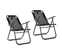 Royalford Folding Camping Chairs For Portable Folding Garden Chairs For Outdoors, Pack Of 2