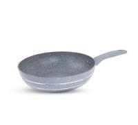 Royalford Forged Aluminium Wok Pan, 28 CM | Induction Safe Frying Pan with Durable Non-Stick Marble Coating | Saute/Frying pan with Heat-Resistant Handle | Stir Fry Cookware Pan, PFOA PTFE