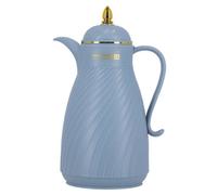 Royalford Glass Vacuum Flask Tea Carafe 1000Ml Heat & Cold Retention Airpot