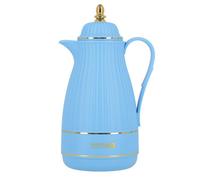 Royalford Glass Vacuum Flask Tea Carafe Airpot 1000Ml, Blue