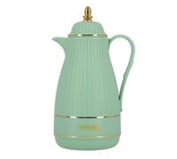 Royalford Glass Vacuum Flask Tea Carafe Airpot 1000Ml, Green