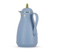 (Blue) Royalford Glass Insulated Vacuum Thermal Flask Jug