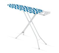 Foldable Ironing Board, Adjustable Height & Iron Rest 114 x 33 cm, Blue Royalford Blue One Size