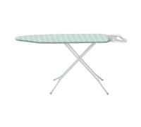 Royalford Ironing Board With Iron Rest Adjustable Height Foldable 96.5 X 30.5 Cm In Pale Green Pale Green