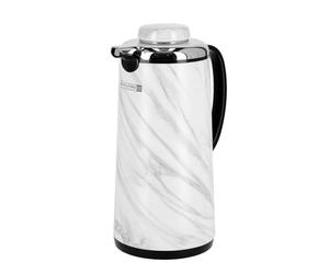 Royalford Marble Finish Vacuum Flask 1600ml | Double Wall Insulated Coffee Carafe | Thermal Jug for Hot & Cold Drinks | Leak-Proof Lightweight Easy Clean Durable & Stylish Portable Flask for Daily Use