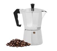Royalford Moka Pot Espresso Stove Top Coffee Maker Cafeteria Percolator In Metallic Silver Metallic Silver
