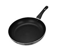 Royalford Fry Pan, 24 Cm - Aluminium Non-Stick Frying Pan Induction Hob Egg Omelet Pan - Saute Pan with 3-Layer Construction & Cool Touch Bakelite Handle, Black, (RF11879)