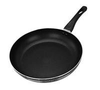 Royalford Non-Stick Frying Pan 32 CM | Aluminium Fry Pan for Induction Hob Skillet Pan | Saute Pan with 3-Layer PFOA-Free Coating for Healthy & Less Oil Cooking, Cool Touch Bakelite Handle | Black