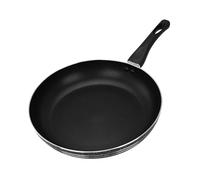 Royalford Fry Pan, 22 Cm - Aluminium Non-Stick Frying Pan Induction Hob Egg Omelet Pan - Saute Pan with 3-Layer Construction & Cool Touch Bakelite Handle, Black