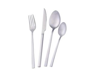 Royalford Stainless Steel Cutlery Set, 16 Piece Mirror Finish Stainless Steel Cutlery Set with 4Pc Tea Spoon, 4Pc Table Spoon, 4 Pc Fork & 4 Pc Knife | Dishwasher Safe & Easy Clean | Set for 4 People