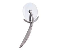 Royalford Stainless Steel Pizza Cutter Wheel - Equipped with Ultra Sharp Blade, Slip-Proof Ergonomic Handle and Classic Design - Ideal for Pizza, Pies, Waffles and Dough Cookies