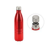 Royalford Stainless Steel Water Bottle, 350ML Double Walled Insulated Water Flask - Keeps Drinks Cold for 6 Hrs & Hot for 4 Hrs, Portable & Leak Proof - Stainless Steel Vacuum Bottle, 350 ML
