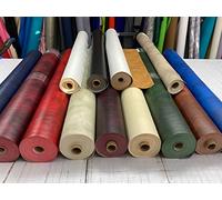 royaltablecloths LEATHER Fabric by per the meter Leatherette PVC Vinyl PREMIUM Quality (1 meter (140X100cm), Honey)